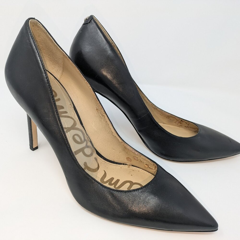 Sam Edelman Black Heels Pointed Toe Size 10.5